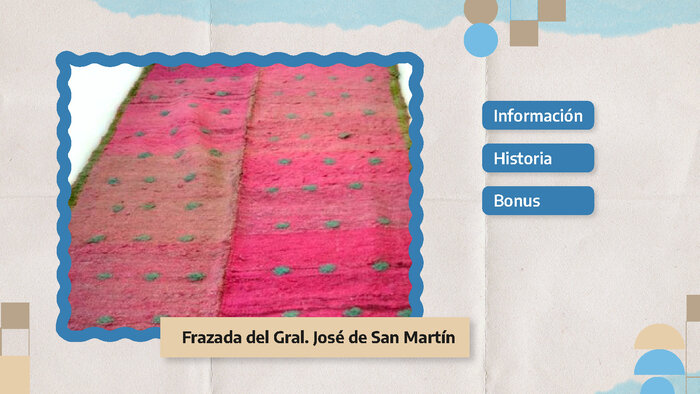 Frazada del General José de San Martín